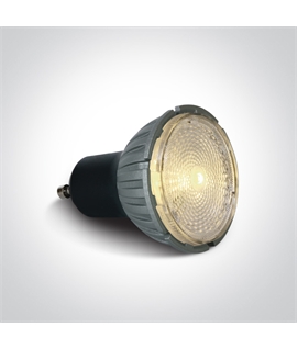White MR16 COB LED GU10 6W 230V Triac dimmable zoomable lamp 24-60�.
