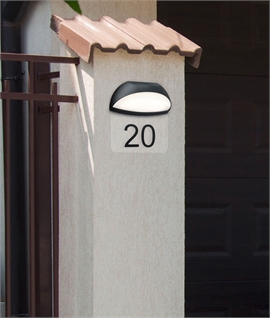 Exterior Wall Downlight to Illuminate House Number 