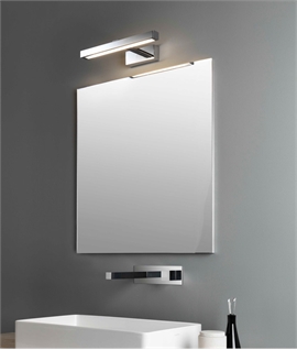 Polished Chrome LED Mirror or Picture Light - Bathroom Suitable