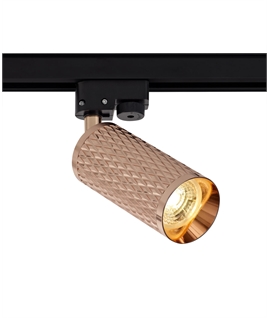 Piper Track Adjustable Spot Light, 1 x GU10, Rose Gold