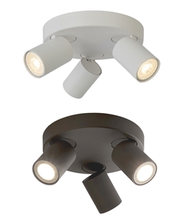 Round Triple Spot Light with Adjustable Heads