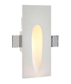 Recessed Plaster-In Wall Light - Two Designs