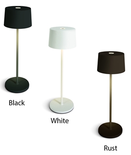 Slim Rechargeable Table Lamp IP65 Rated - 3 Options