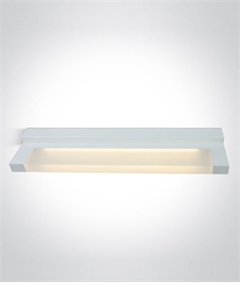 LED Bathroom Wall Light - Offers Shelf Space - Depth 105mm
