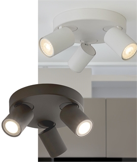 Round Triple Spot Light with Adjustable Heads