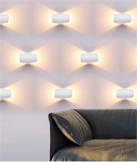 Adjustable LED Up and Down Illumination Wall Light