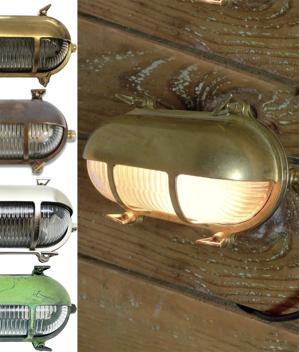 Traditional Solid Brass Eyelid Bulkhead Updated for Modern UK homes