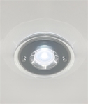 Decorative Sealed Downlight for Bathrooms - IP65 Acrylic and Chrome Downlight