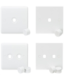 Square or Curved Edge Rotary Dimmers - For LED and Incandescents