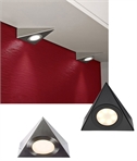 Mains Under Cabinet LED Wedge Light - CCT switch for warm or neutral white