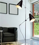 Floor Standing Reading Light for Two People