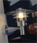 Large Vaned Low Glare Wall Light with PIR