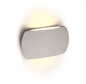 White 2x6W LED wall light, IP54, ideal for both indoor and outdoor
installation.