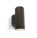 Anthracite 2xPAR30, E27 Wall outdoor cylinder, IP65.