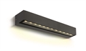 Anthracite 9W Wall light, IP65.