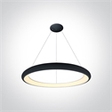 Black 50W LED Pendant, IP20 suitable for residential and commercial application.