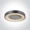 Brushed Anthracite 50W LED Decorative Plafo, IP20, suitable for residential and
commercial application.