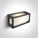 Anthracite E27 outdoor wall light ideal for residential illumination,IP54.