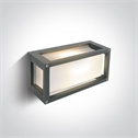 Grey E27 outdoor wall light ideal for residential illumination,IP54.