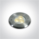 Stainless Steel 3x1W underwater LED spot, IP68.