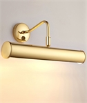 Switched Polished Brass Picture Wall Light