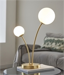 Scandinavian Twin Light Table Lamp