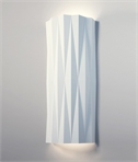 Geometric Up and Down Natural Plaster Wall Light